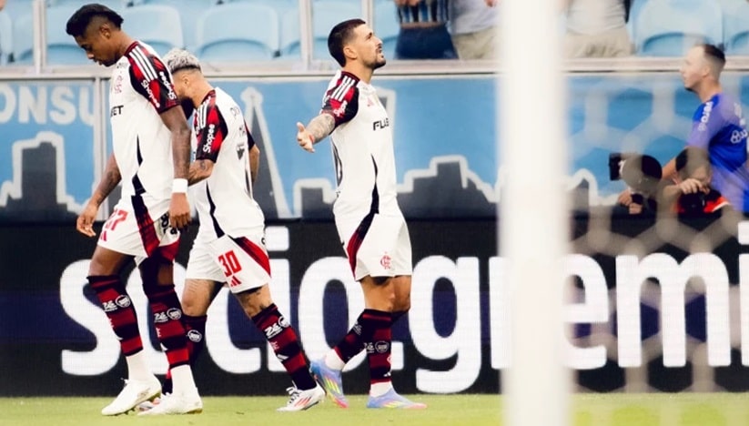 Flamengo derrota o Grêmio no Sul pelo Campeonato Brasileiro