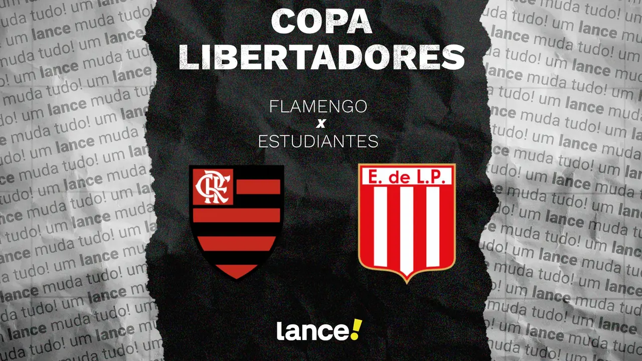 Flamengo e Estudiantes se enfrentam pela Libertadores: onde assistir e escalações