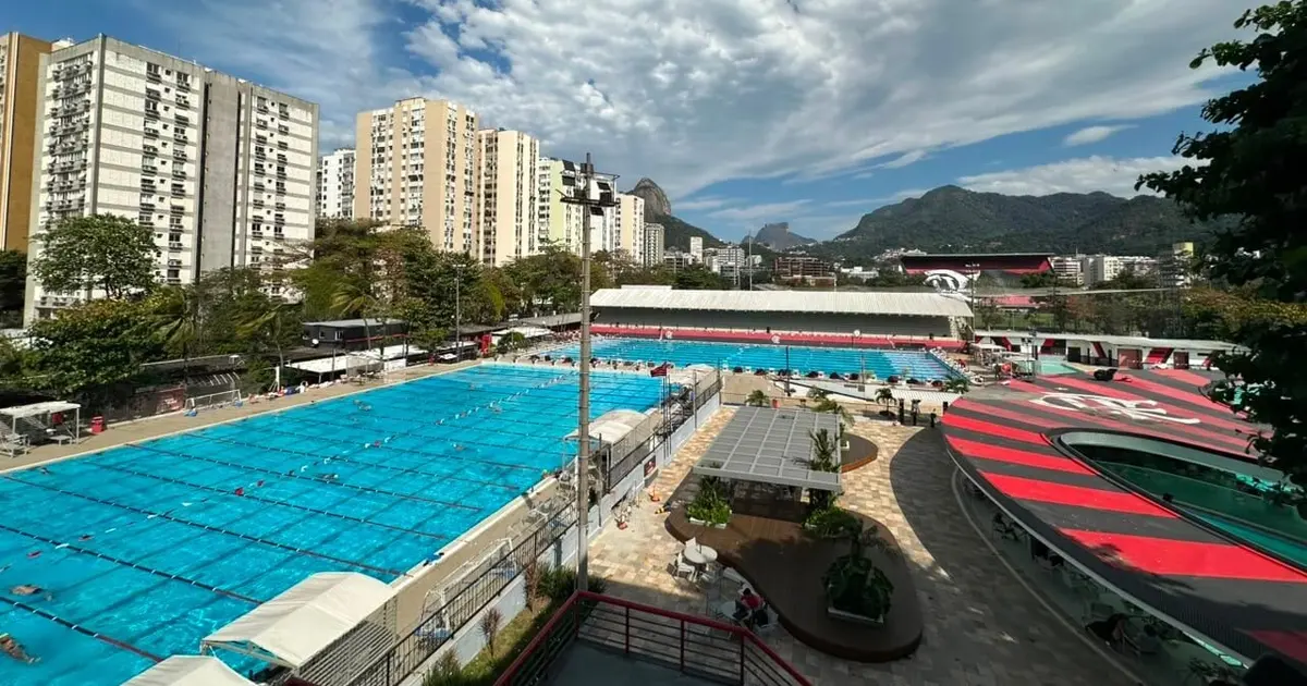 Flamengo segue com treinos e eventos mesmo com ventos intensos no Rio de Janeiro