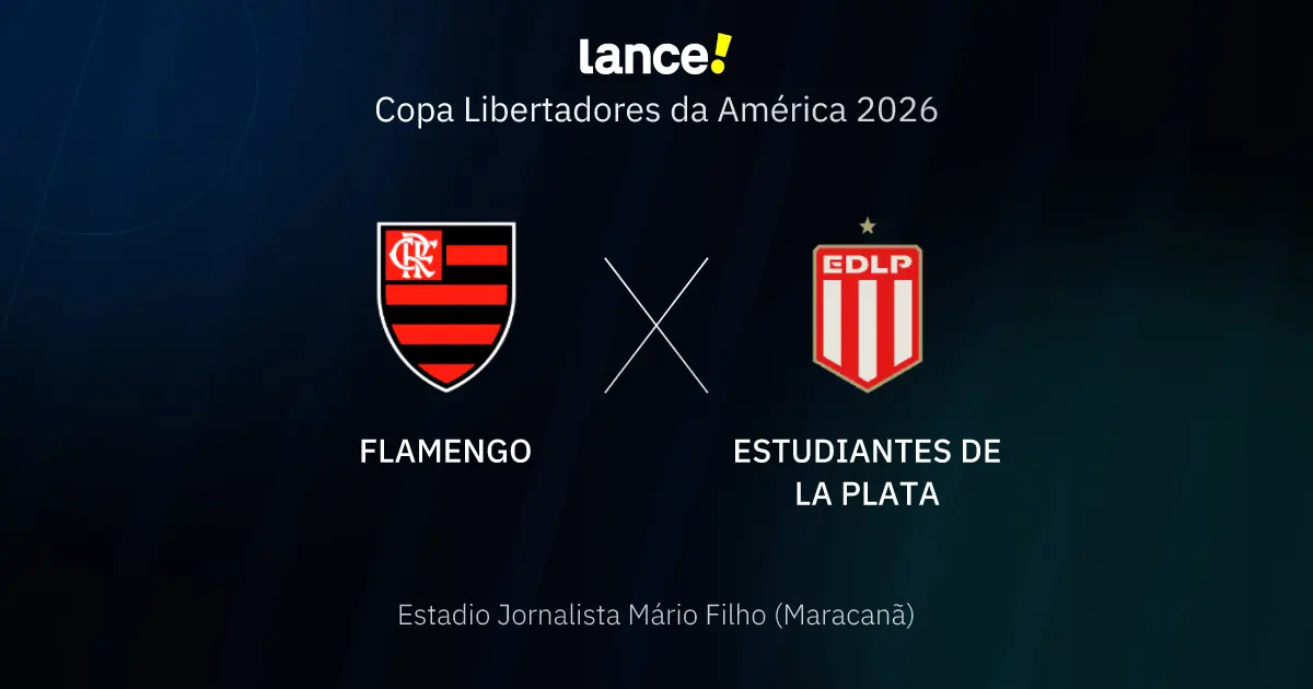 Flamengo e Estudiantes se enfrentam nas semifinais da Libertadores hoje à noite
