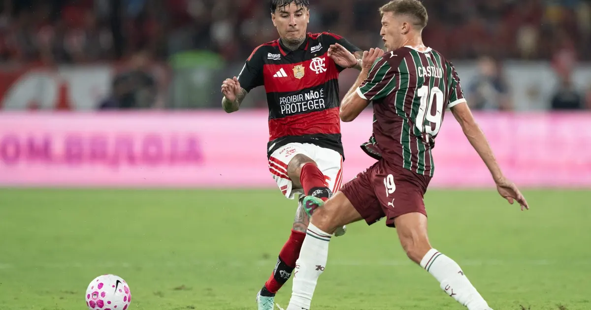 Erick Pulgar do Flamengo é denunciado por entrada violenta em clássico contra o Fluminense